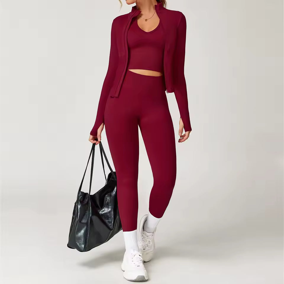 Juliette Zip Jumper, Top & Legging Set