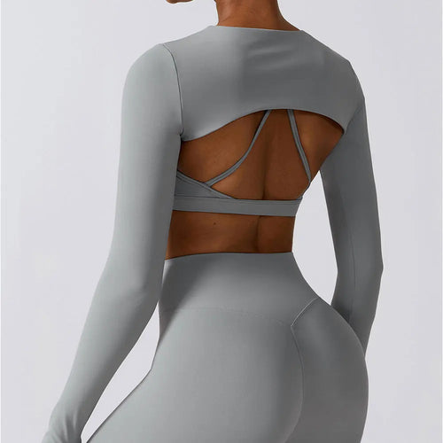Arabella Long Sleeved Bra Top