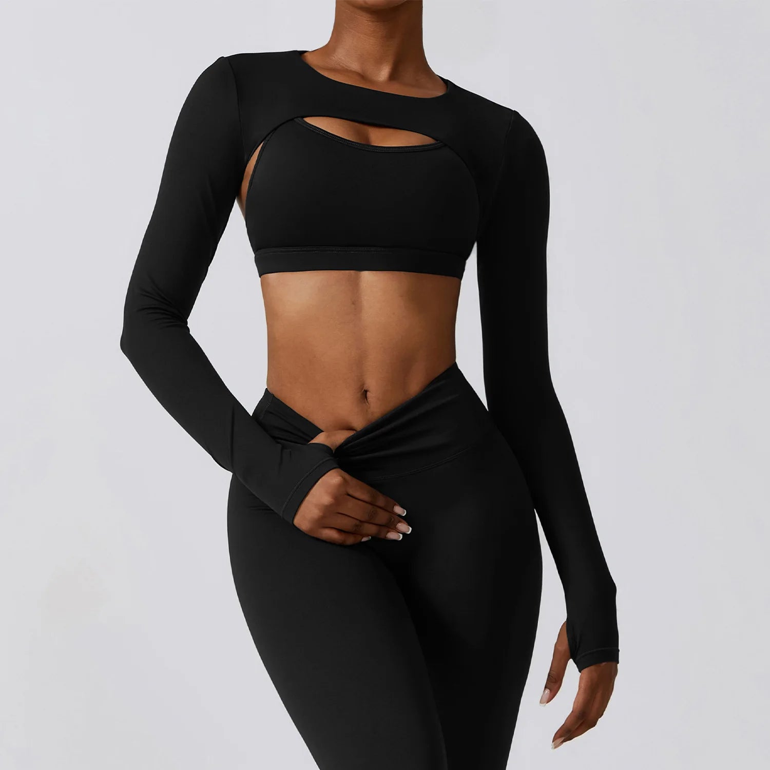 Arabella Long Sleeved Bra Top