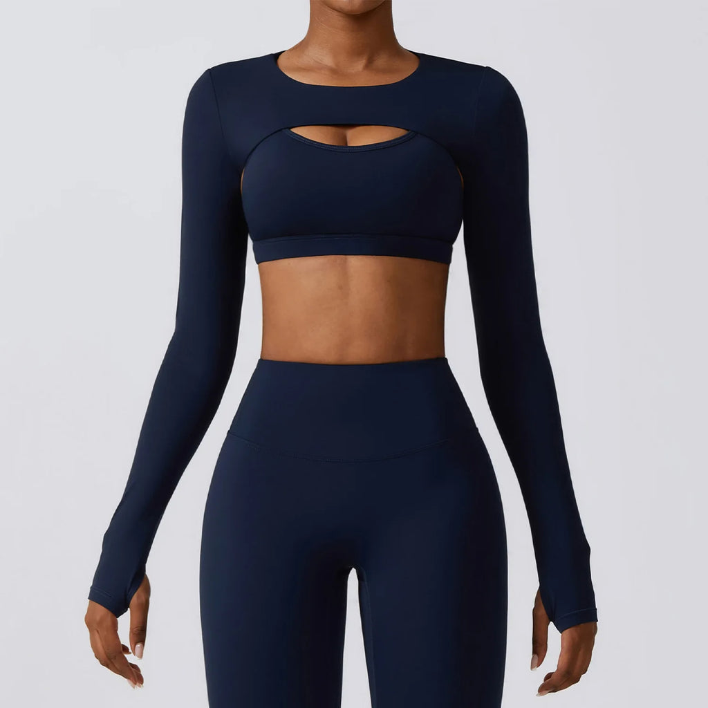 Arabella Long Sleeved Bra Top