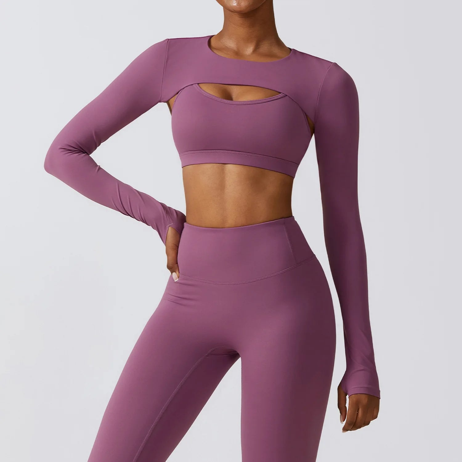 Arabella Long Sleeved Bra Top